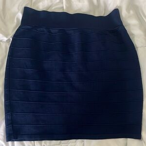 Americanaknit navy blue mid skirt